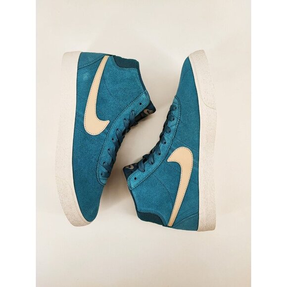 Nike Women's SB Bruin HI Noise Aqua/Summit White Shoes 9.5 US - Picture 5 of 8